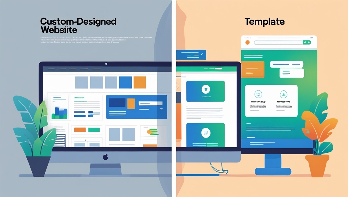Benefits of a Custom Website vs. Template